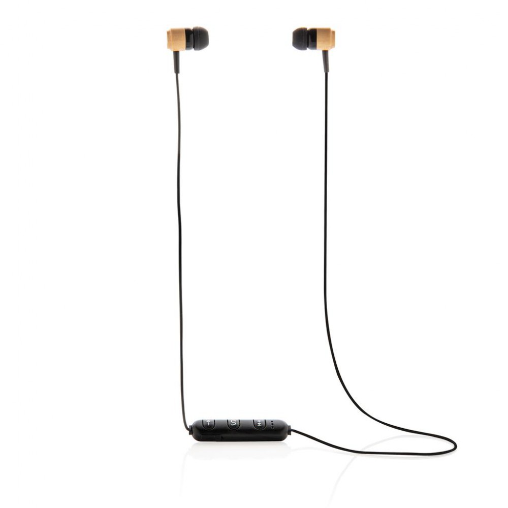 Bamboo earbuds | Eco promotional gift